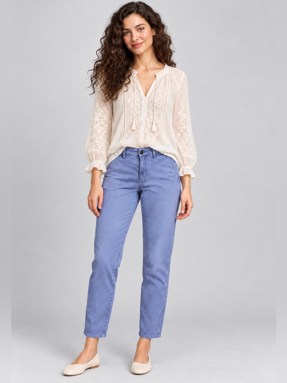 Anthropologie Pilcro Womens Jeans Size 30 Low Rise Pastel Soft Girl Lavender